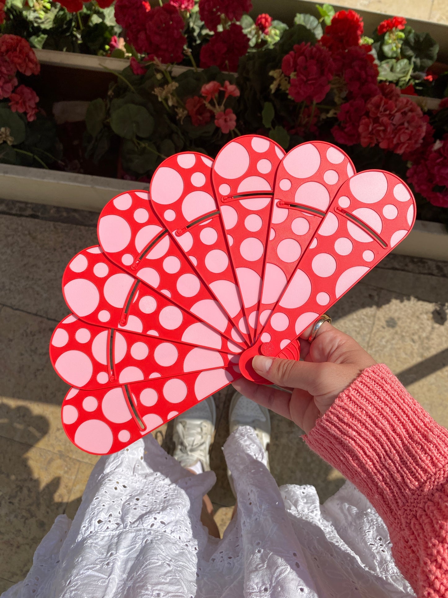Abanico Geométrico - Hand Fan