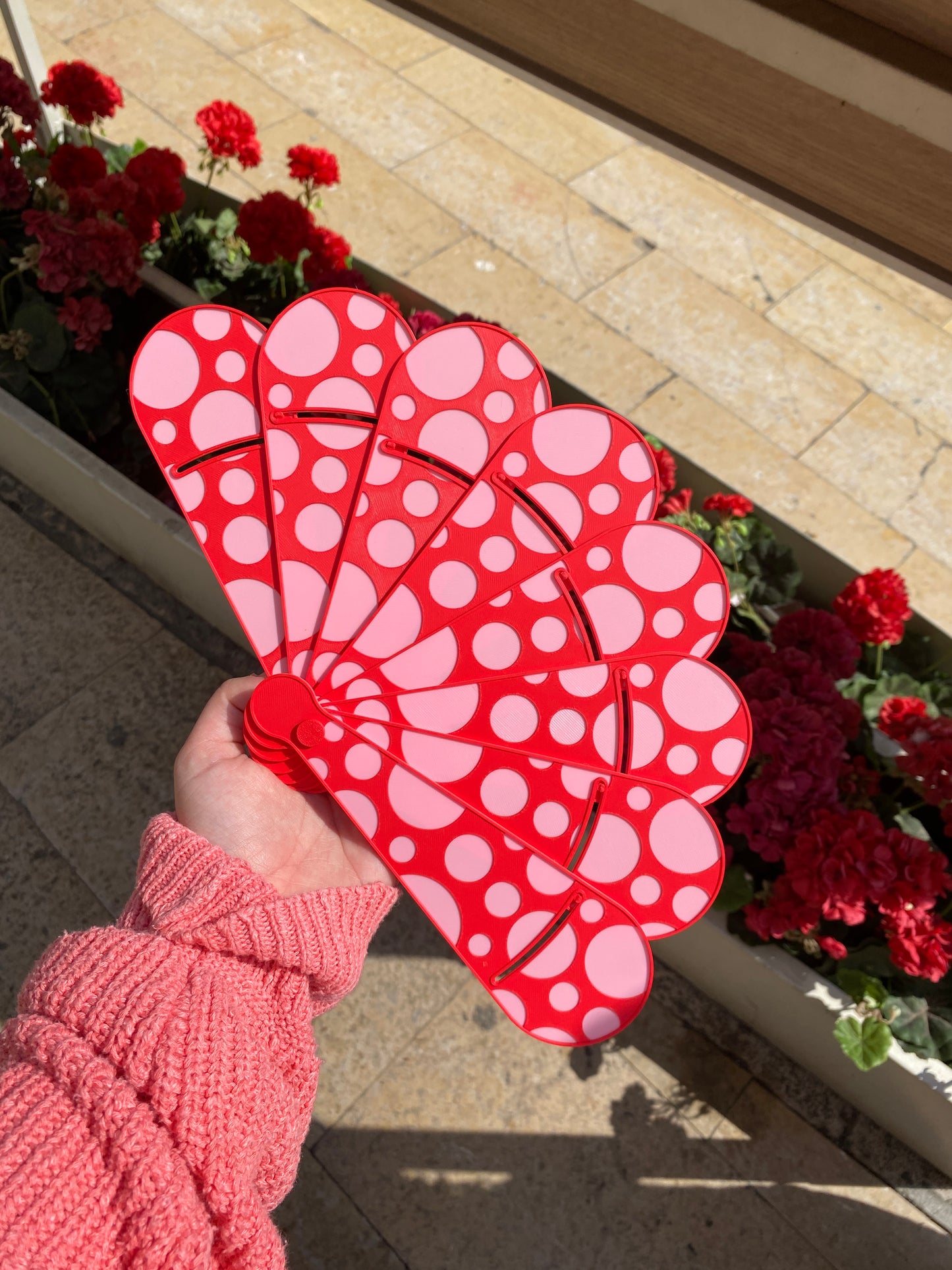 Abanico Geométrico - Hand Fan