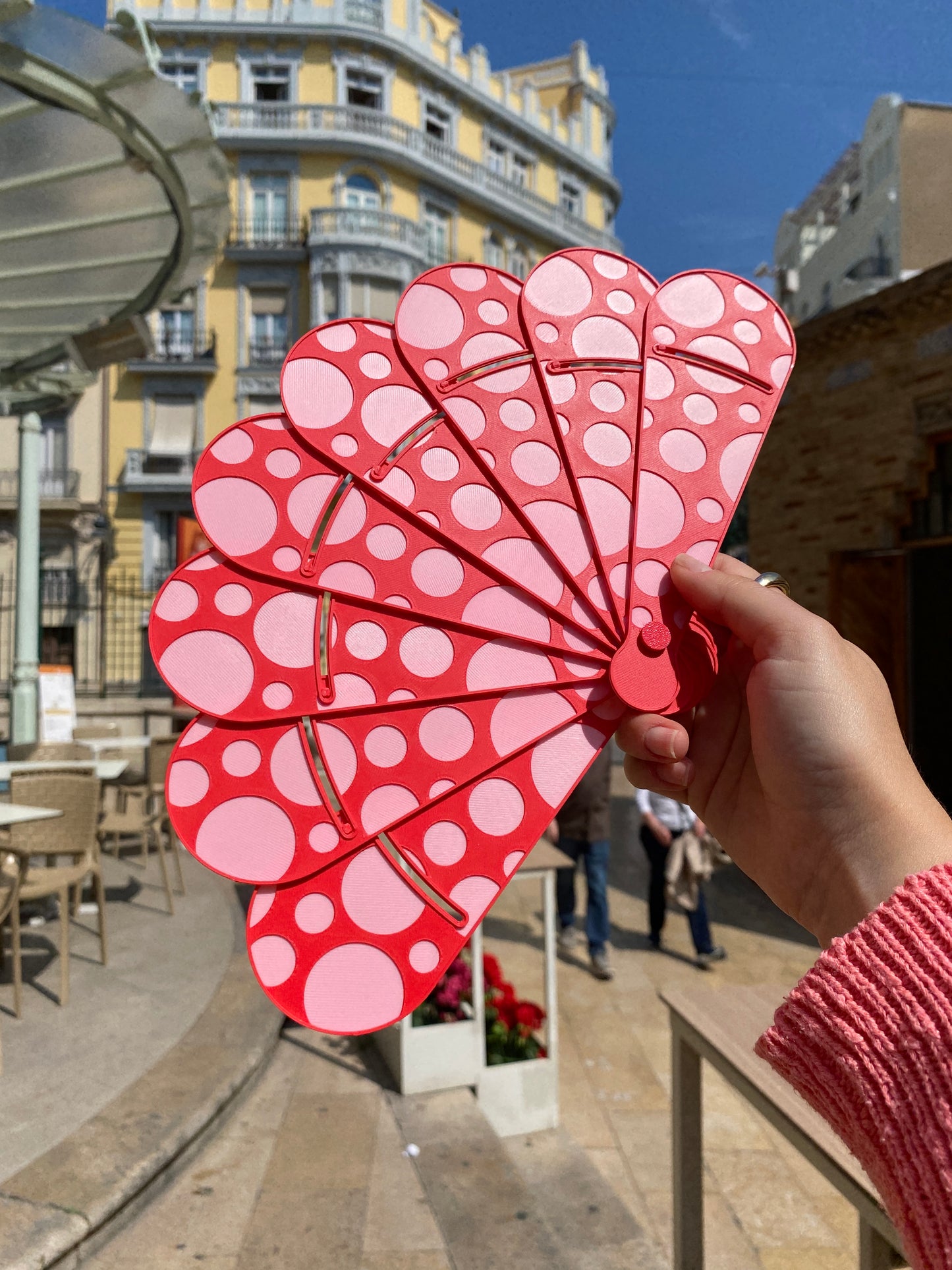 Abanico Geométrico - Hand Fan